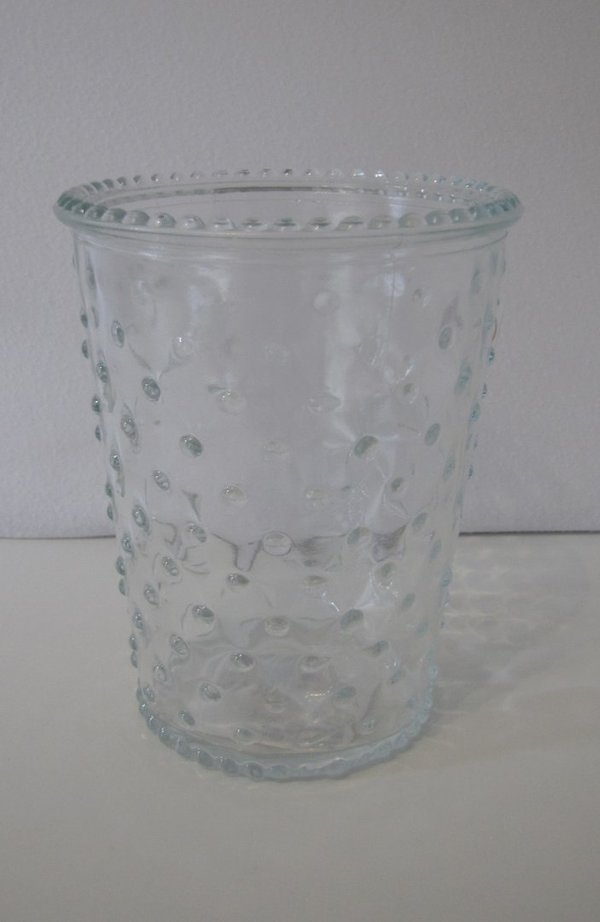 Glas Vase konisch, klar