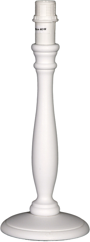 NORDIKA Lampenfuß Svea weiß 31 cm